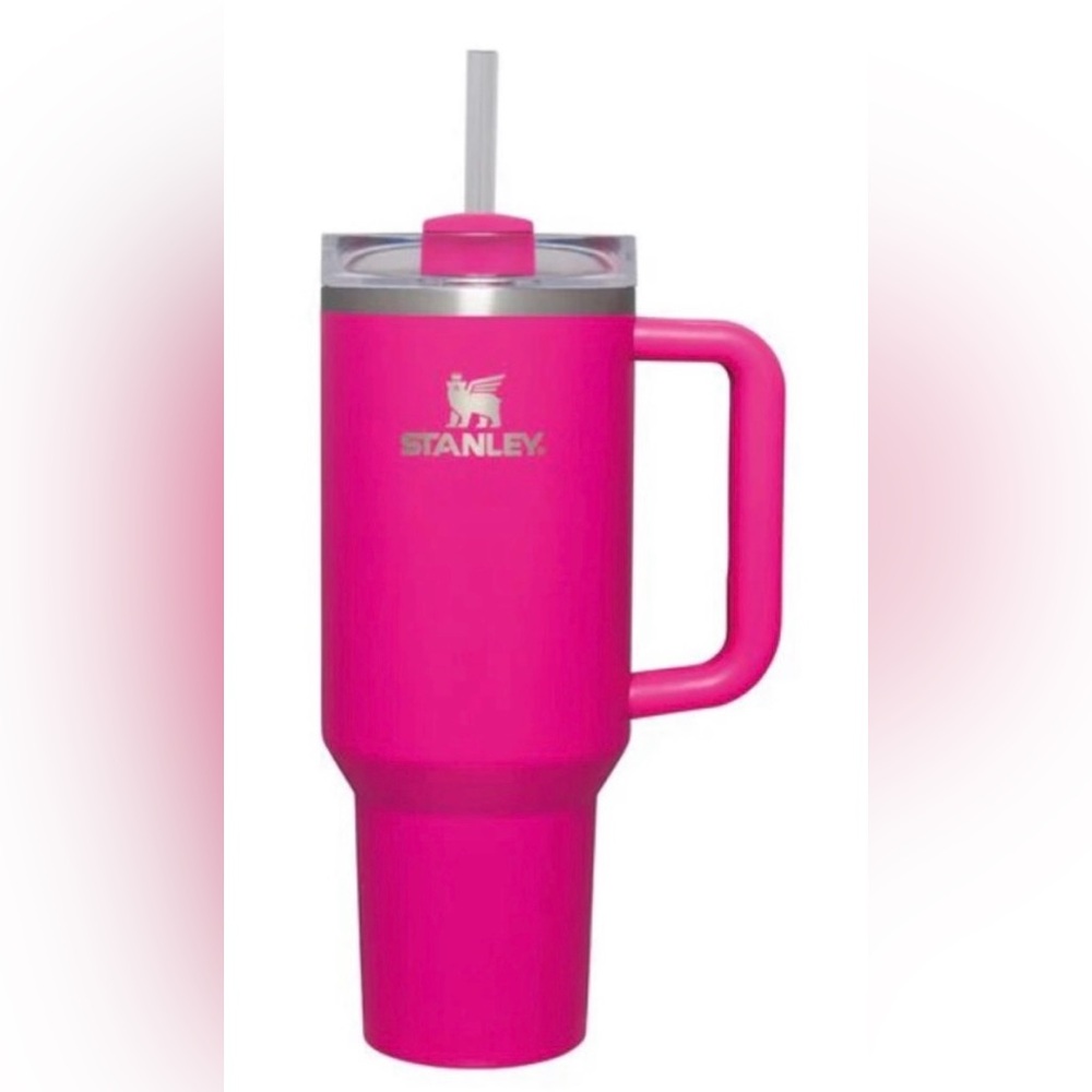 NWT Stanley 40 oz. Quencher  FlowState Tumbler
Camelia Hot Pink (SOLD OUT COLOR)